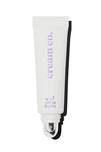 cream co. 3in1 Lippenbalsam mit Hyaluron, Ceramid & Sheabutter, Vegan Tinted Lip Balm für Feuchtigkeitsspendender & Barriere Reparierend, Lippenpflege zum Schutz vor Trockenen Lippen, Original
