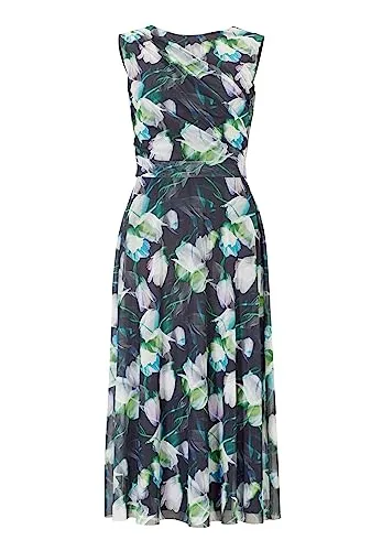 SWING Maxikleid aus bedrucktem Mesh von Swing