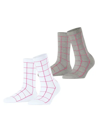Esprit Socken Sketched Grid 2-Pack (2-Paar)