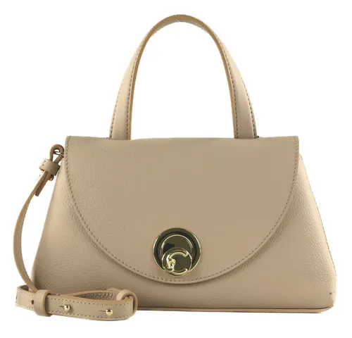 COCCINELLE Umhängetasche Double Grainy Leather in Rosa - Elegante Umhängetasche aus echtem Leder mit verstellbarem Schulterriemen. Ideal für den täglichen Gebrauch und perfekt für einen lässigen Stil.