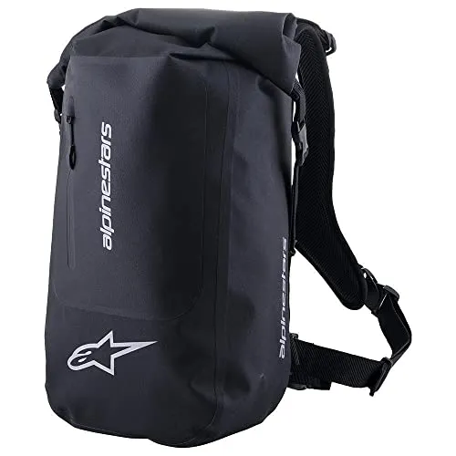 Alpinestars Herren Alpinestars Sealed Sport Black Backpack, Schwarz/Weiß, Einheitsgröße EU