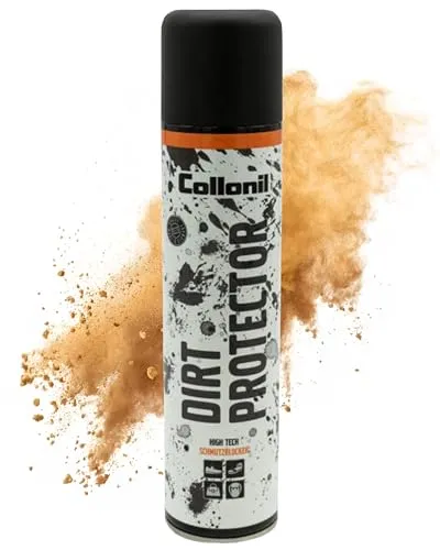 Collonil Dirt Protector Imprägnierspray 400 ml - Fluorfrei – High‑Tech Schmutz- und Nässeblocker für alle Schuhe, Textilien & Taschen | Abperleffekt & Feuchtigkeitsschutz – Made in Germany