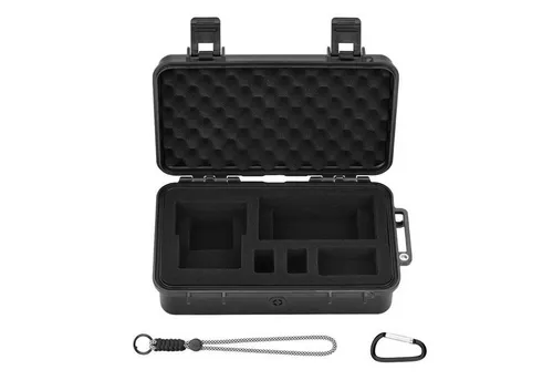Wigento Für DJI Osmo 360 Panoramakamera Wasserdichter Koffer Schwarz Zubehör Drohne (Stoßfestes EVA-Design mit Innenpolsterung)