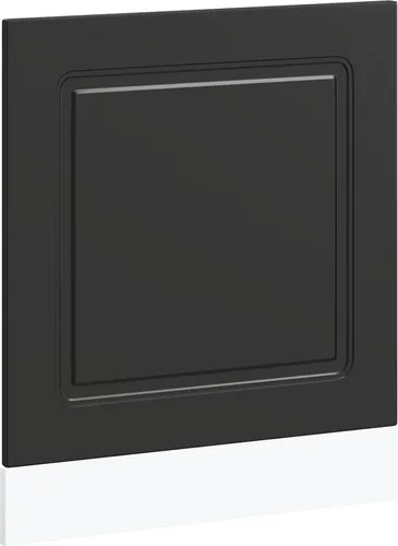 vidaXL Geschirrspülerblende Kalmar Schwarz 60x1,5x67 cm - Geschirrspülerblende aus robustem Holzwerkstoff, schützt Ihre Spülmaschine und passt sich dank zeitlosem Design perfekt in jede Küche ein.
