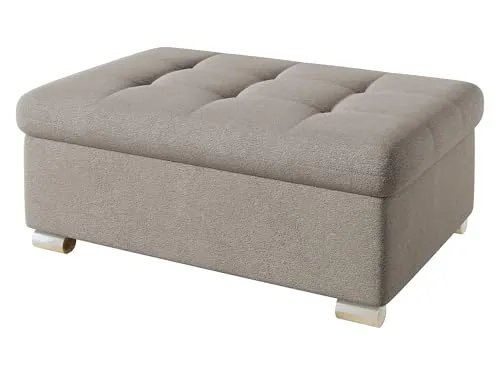 Polsterhocker Beige von Mirjan24