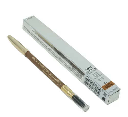Lancome Brow Shaping Augenbraunstift 1,19g Light Brown 03 - Praktischer Augenbraunstift für präzise Konturen. Die weiche Textur sorgt für ein müheloses Auftragen und ein natürliches Finish. Ideal für den täglichen Einsatz in der Kategorie Augen.