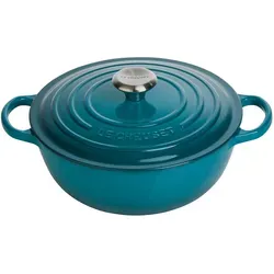 Le Creuset La Marmite Signature 26 cm Deep Teal in petrol von Le Creuset