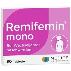 Remifemin Mono 30 ST - Pflanzliches Arzneimittel zur Linderung von Wechseljahresbeschwerden wie Hitzewallungen und übermäßigem Schwitzen. Ideal für Frauen in der Menopause.