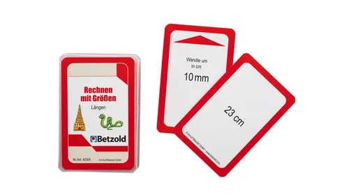 Betzold Rechnen mit Längen - Karten für den Magischen Zylinder