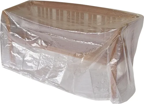 Abdeckhaube Tisch / Bank 160x75cm, PE transparent