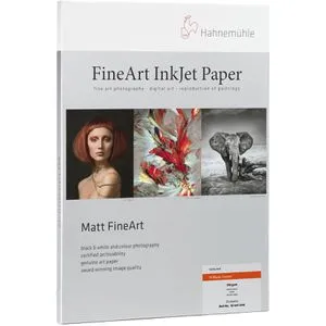 Hahnemühle 10641627 Digital FineArt William Turner Papier - DIN A4, 190 g/m², 25 Blatt, ideal für hochwertige Drucke und Kunstwerke