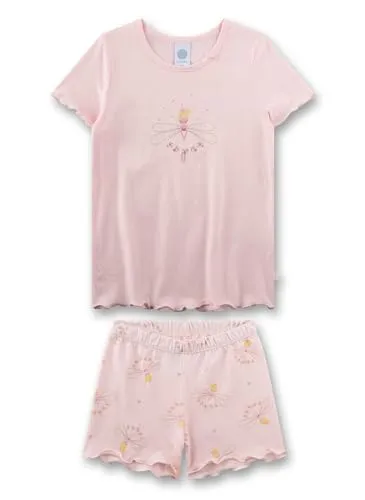 Sanetta Kinder Pyjama in Rosa, Größe 128 - Bequemer Sanetta Kinder Pyjama in Rosa, Größe 128. Aus einem hochwertigen Materialmix für optimalen Tragekomfort. Ideal für entspannte Nächte und süße Träume.