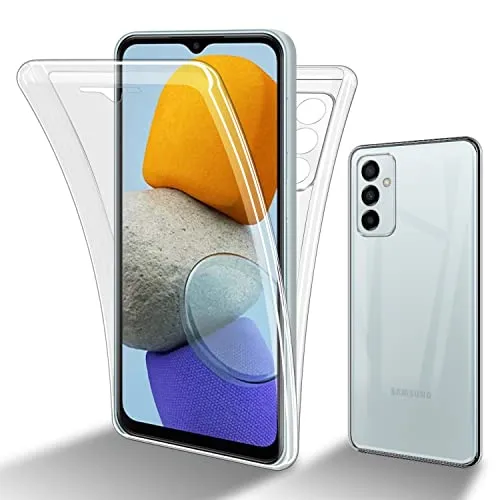 Cadorabo Hülle kompatibel mit Samsung Galaxy M23 5G Schutzhülle TPU Silikon Case 360 Slim Kratzfest Weiche Gummi mit Rundumschutz Case Hülle für Galaxy M23 5G in Transparent