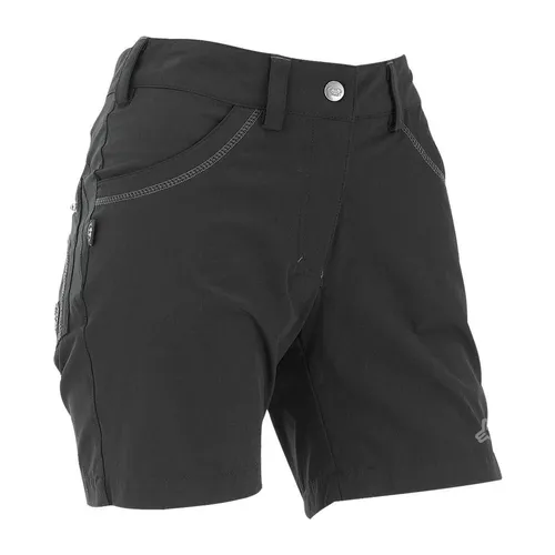Maul Damen Lyon Shorts, Black, 44 - Elastische Damen Shorts für Outdoor-Aktivitäten, ideal für Reisen mit UV-Schutz und hohem Tragekomfort.