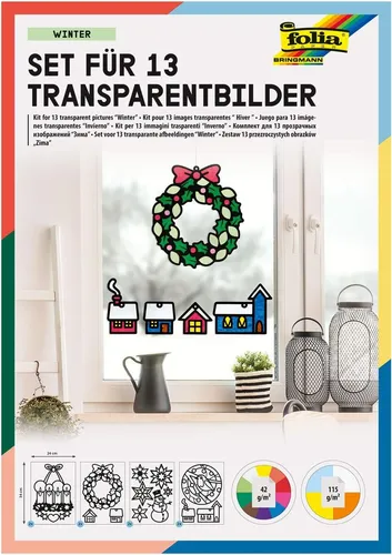 Folia Fensterbilder-Bastelset 