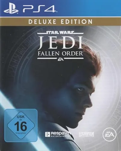Star Wars Jedi Fallen Order - Deluxe Edition - Erlebe das spannende Abenteuer als Jedi Padawan in Star Wars Jedi: Fallen Order. Die Deluxe Edition bietet exklusive Inhalte und einen Blick hinter die Kulissen. Tauche ein in filmische Kämpfe und meistere die Kunst des Lichtschwerts!