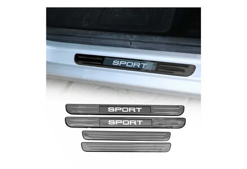 Einstiegsleisten Türschweller Sport für Citroen C3 2002-2010 – Edelstahl Dunkel 4x - Hochwertige Edelstahl Einstiegsleisten für Citroen C3, verleihen Ihrem Fahrzeug einen sportlichen Look und schützen den Türschweller vor Abnutzung.