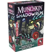 Munchkin Shadowrun - Gesellschaftsspiel - Gesellschaftsspiel mit spannenden Shadowrun-Abenteuern, ideal für Freunde von Rollenspielen und strategischen Entscheidungen.