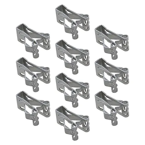 The Lord of the Tools 10 Stück 17 mm Fahrzeuginnenraum-Polsterhalter, Metallverkleidung, Clips, Autozubehör für die Befestigung von Seitenschwellern, Stoßstangen, Armaturenbrettern