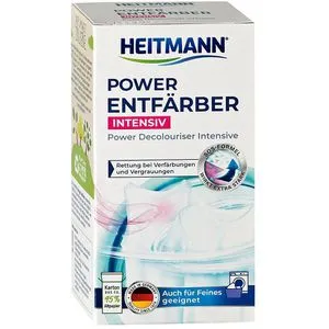 Heitmann Universal-Entfärber 250 g - Waschmittel, Weichspüler & Fleckenentferner – effektiver Universal-Entfärber für strahlend weiße Wäsche und müheloses Entfernen von Farbübertragungen.
