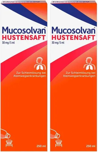 Sanofi-Aventis Deutschland Sparset Mucosolvan 30 mg pro 5 ml 2 x 250 ml Saft - 2 x 250 ml Saft