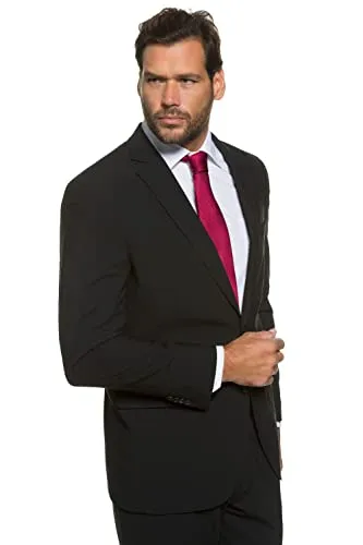 JP 1880 Herren Sakko Zeus Flexnamic® Blazer, Schwarz, 52 EU - Elegantes Herren Sakko aus extra dehnbarem Flexnamic® Stoff, der Faltenbildung entgegenwirkt. Ideal für formelle Anlässe oder den Business-Alltag.