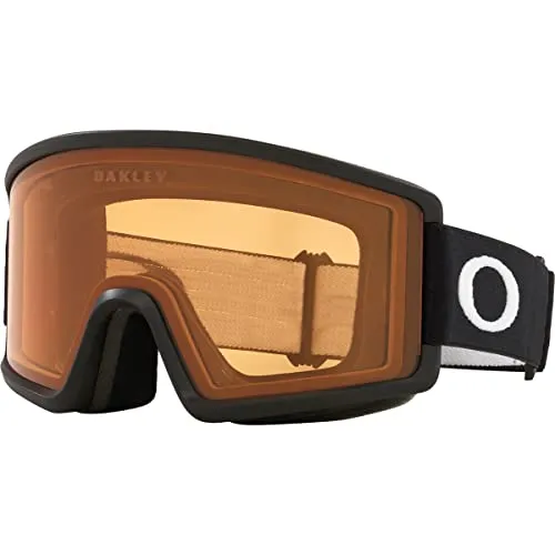 OAKLEY Ridge Line Skibrillen, Matte Black/Persimmon, M - Skibrillen für Erwachsene mit elegantem Rahmendesign, dreilagigem Gesichtsschaum und hochauflösender Optik für besten Komfort und Sicht auf der Piste.