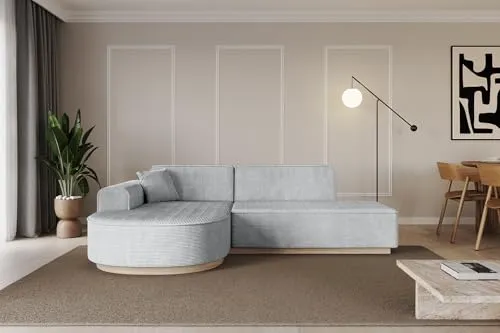 Altdecor Ecksofa, Grau, Textil, 3-Sitzer, 243x171 cm, Wohnzimmer, Sofas & Couches, Wohnlandschaften, Ecksofas