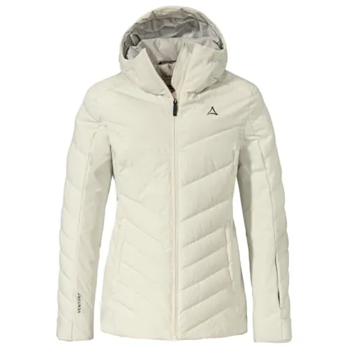 Schöffel Damen Style Alerce Jacke XXL - Weiss - Funktionsjacke für Damen, bietet hohe Bewegungsfreiheit und optimalen Wetterschutz für jede Wetterlage.