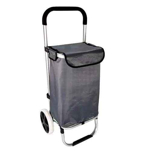 MY TRAVEL BAG Alu Trolley Einkaufstrolley Tasche Einskaufsroller Einkaufswagen (grau)