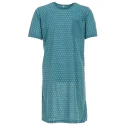 Lucky Nachthemd Nachthemd Kurzarm - Ball blau L