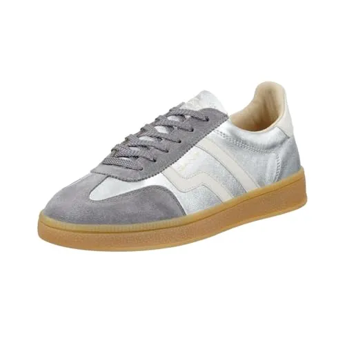 GANT FOOTWEAR Damen CUZIMA Sneaker, Silver, 40 EU - Damen-Sneaker mit modernem Design und hochwertiger Verarbeitung für einen stylishen Auftritt im Alltag.