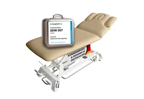 PROMAFIT Massageliege Behandlungsliege Therapieliege Elektrisch höhenverstellbare