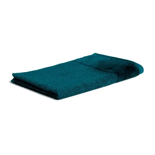 möve Bamboo Luxe Gästetuch 30 x 50 cm aus 60% Baumwolle / 40% Viskose aus Bambus-Zellstoff, deep lake