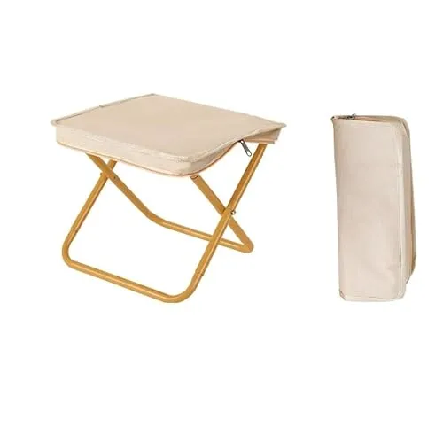 XUEQI Faltbarer Campinghocker, tragbarer Mini-Klapphocker und leichter Sitz, kann für Reisen, Wandern, Angeln im Garten, Cricket, Strand, mit Aufbewahrungstasche