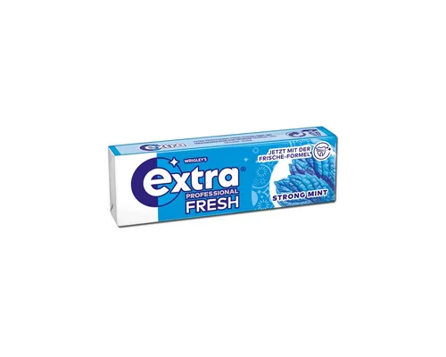 Wrigleys Extra Süßigkeit, Wrigleys Extra Professional FRESH Strong Mint 10 Dragees 14g