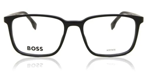 Boss 1436 Herren-Brille - Stilvolle Acetat-Brille in Schwarz - Brillen für Herren | Hochwertiges Acetat-Gestell, perfekt für einen eleganten Look und optimalen Tragekomfort.
