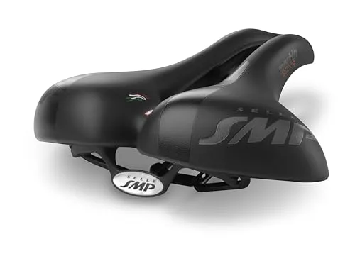 Sattel SMP Martin Touring Groß Schwarz - Fahrradsattel für komfortable Touren, ergonomisches Design für optimale Druckverteilung und langanhaltenden Fahrspaß.