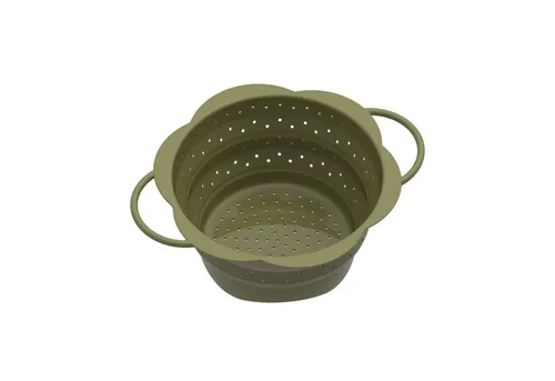Kochblume Küchensieb Faltsieb S Olive in grün von Kochblume