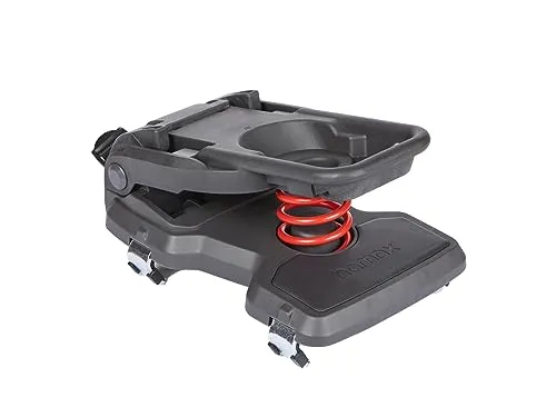 Hamax Kindersitz-Gepäckträger-Adapter Caress für E-Bike und Fahrräder - Kinderfahrradsitze: Sicherer Sitzadapter für die Rückseite, passend für verschiedene Modelle und in stilvollem Schwarz.