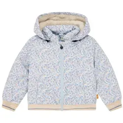Steiff Jacke EU Größe 128 cashmere blue - Funktionsjacke für Kinder, warm und bequem, ideal für wechselhaftes Wetter mit flauschigem Teddybärmotiv und praktischem Reißverschluss für einfaches Anziehen.