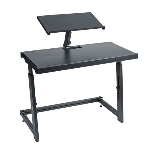 Fame Mobile DJ Table + Ablage-Set - Vielseitig verstellbarer DJ-Tisch und mobile Laptopablage, ideal für DJs. Schnell aufbaubar und höhenverstellbar, perfekt für jede Event-Location.