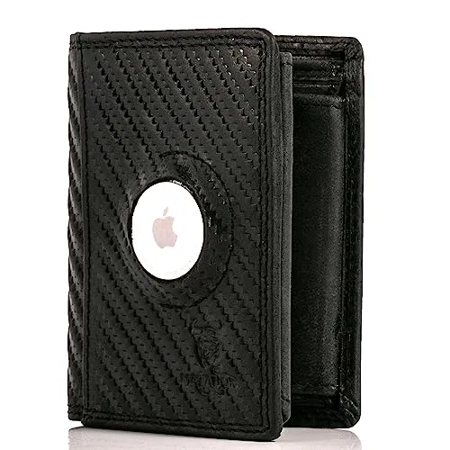 MATADOR Portmonee Herren Leder mit AirTag-Fach - Elegante Herren-Geldbörse aus hochwertigem Leder, RFID-geschützt und kompakt für bis zu 7 Karten. Perfekt als Geschenk für stilbewusste Männer!