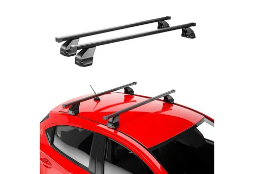 OMAC Dachträger für Opel Zafira 2008-2012, Schwarz - Hochwertiger Stahl-Dachträger mit aerodynamischem Design, leicht abnehmbar und wasserdicht. Ideal für Fahrrad- und Skiträger, maximiert den Platz für Ihre Abenteuer.