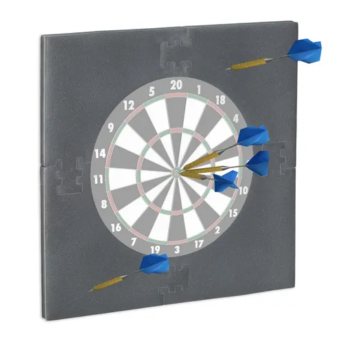 Dartscheibe Schutzring - Quadratischer Dart Auffangring - Weiteres Zubehör für Darts, schützt Wände und sorgt für weniger Schäden. Leichtes Schaumstoffmaterial, ideal für jeden Dartspieler.