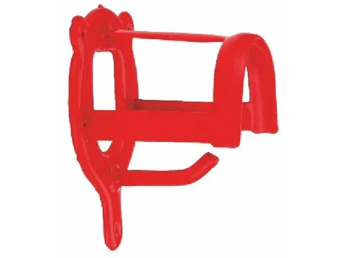 Kerbl Pferde-Trensenhalter Metall, rot