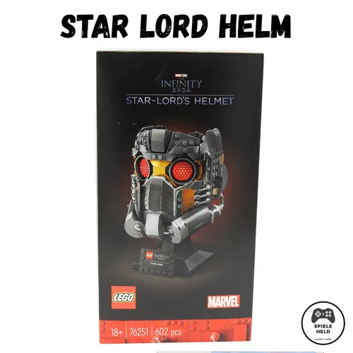 LEGO Marvel: Star-Lords Helm (76251) – Neu und Exklusiv - LEGO Set für Marvel-Fans, 602 Teile, ideal für Erwachsene ab 18 Jahren, detailgetreues Design des Star-Lords Helms.