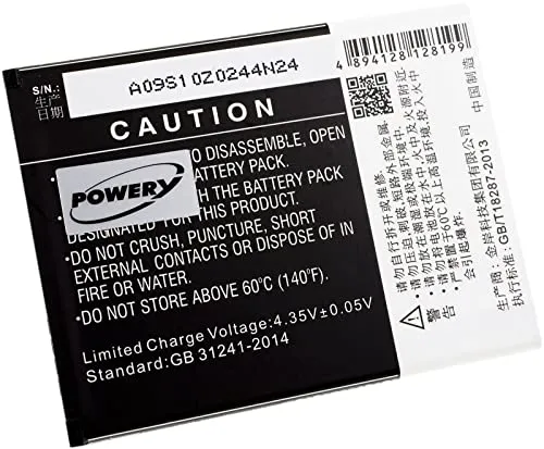 Akku für Smartphone ZTE Blade L5 Plus, 3,8V, Li-Ion