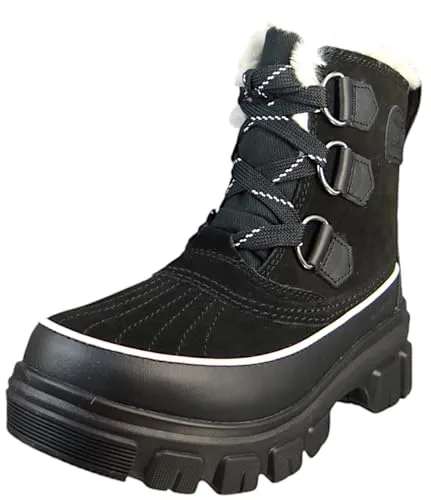 Sorel Torino V - Wasserfeste Damenstiefel für jedes Abenteuer - Wanderschuhe mit 200 g Isolierung und wasserdichtem Obermaterial aus Wildleder. Ideal für kalte und nasse Bedingungen, sorgt für Komfort und Schutz beim Wandern.
