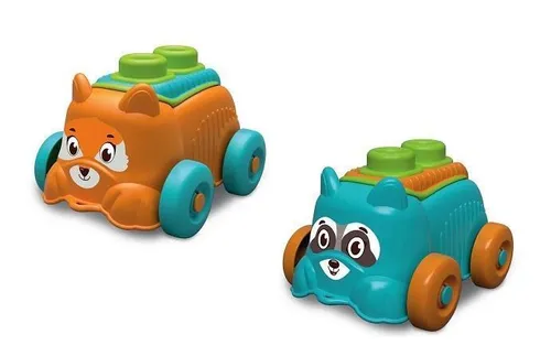 Auto sensoryczne z klockami miękkimi 16 cm Szczeniaczek CLEMENTONI 8005125179046